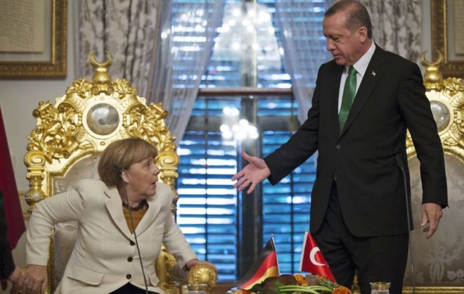 Erdogan, Merkel, Turchia, Germania, satira, libertà di stampa