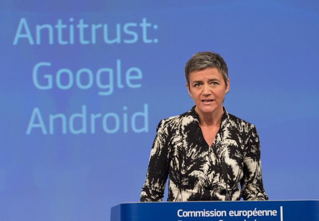 la commissaria alla Concorrenza, Margrethe Vestager