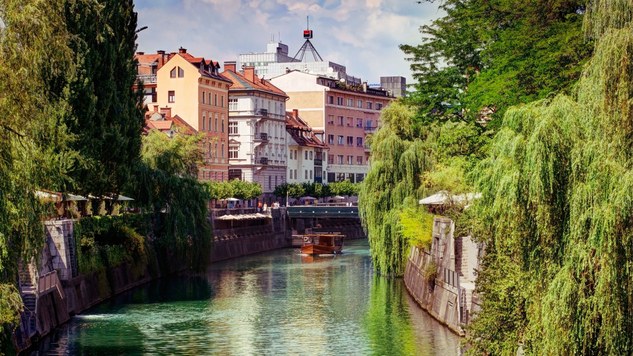 Lubiana, capitale verde europea, foglia verde europea