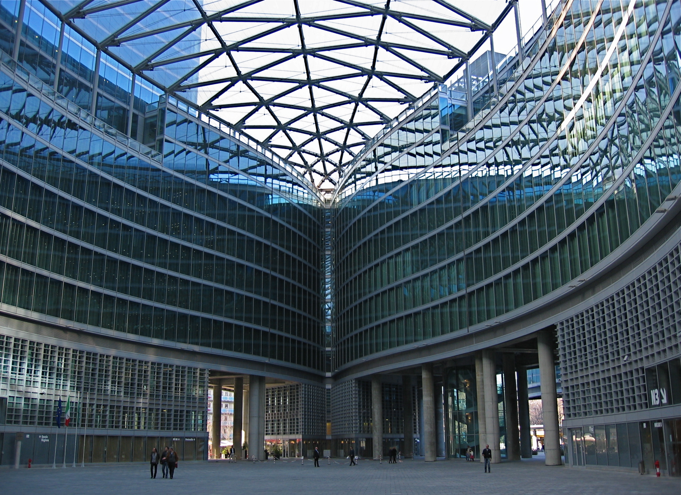 I palazzo di regione Lombardia a Milano