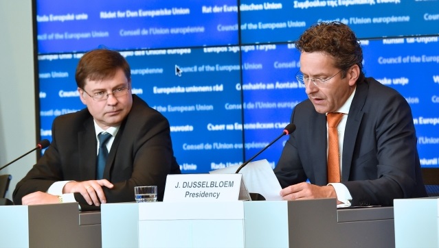 Dombrovskis Dijsselbloem Ecofin