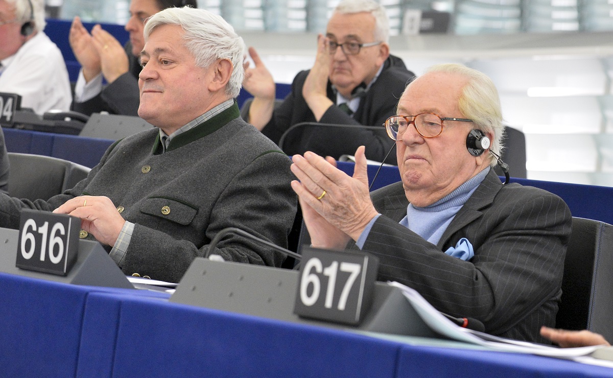 Bruno Gollnisch e Jean-Marie Le Pen