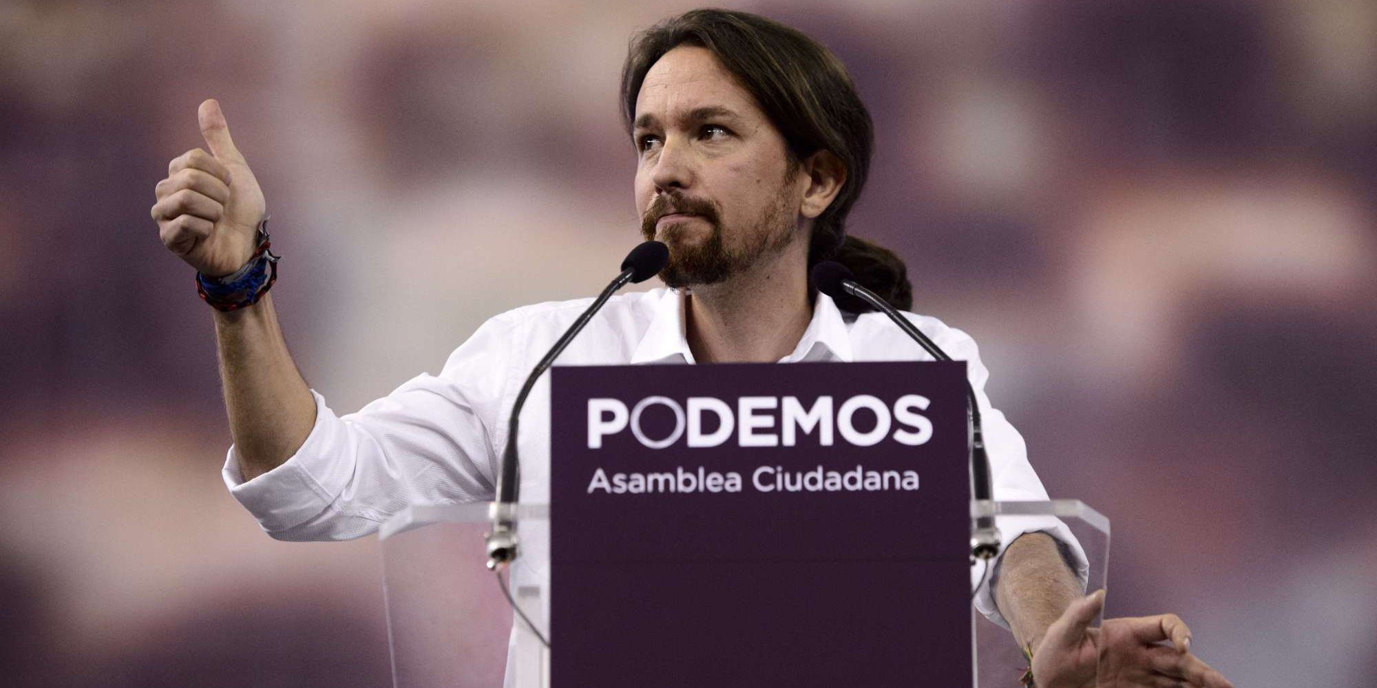 Pablo Iglesias, 37 anni, fondatore di Podemos