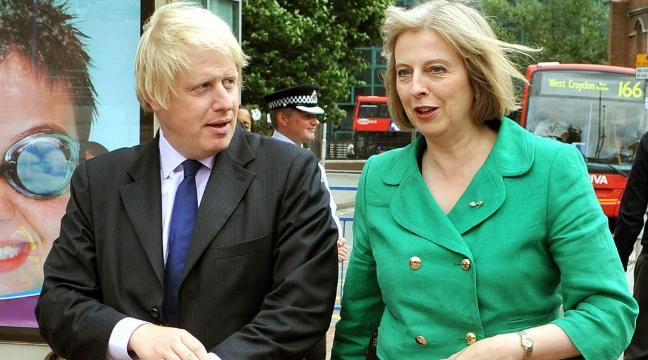 Boris Johnson e Theresa May