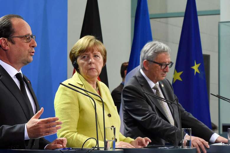 Berlino, Hollande, Merkel, Juncker, industriali