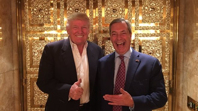 Trump Farage