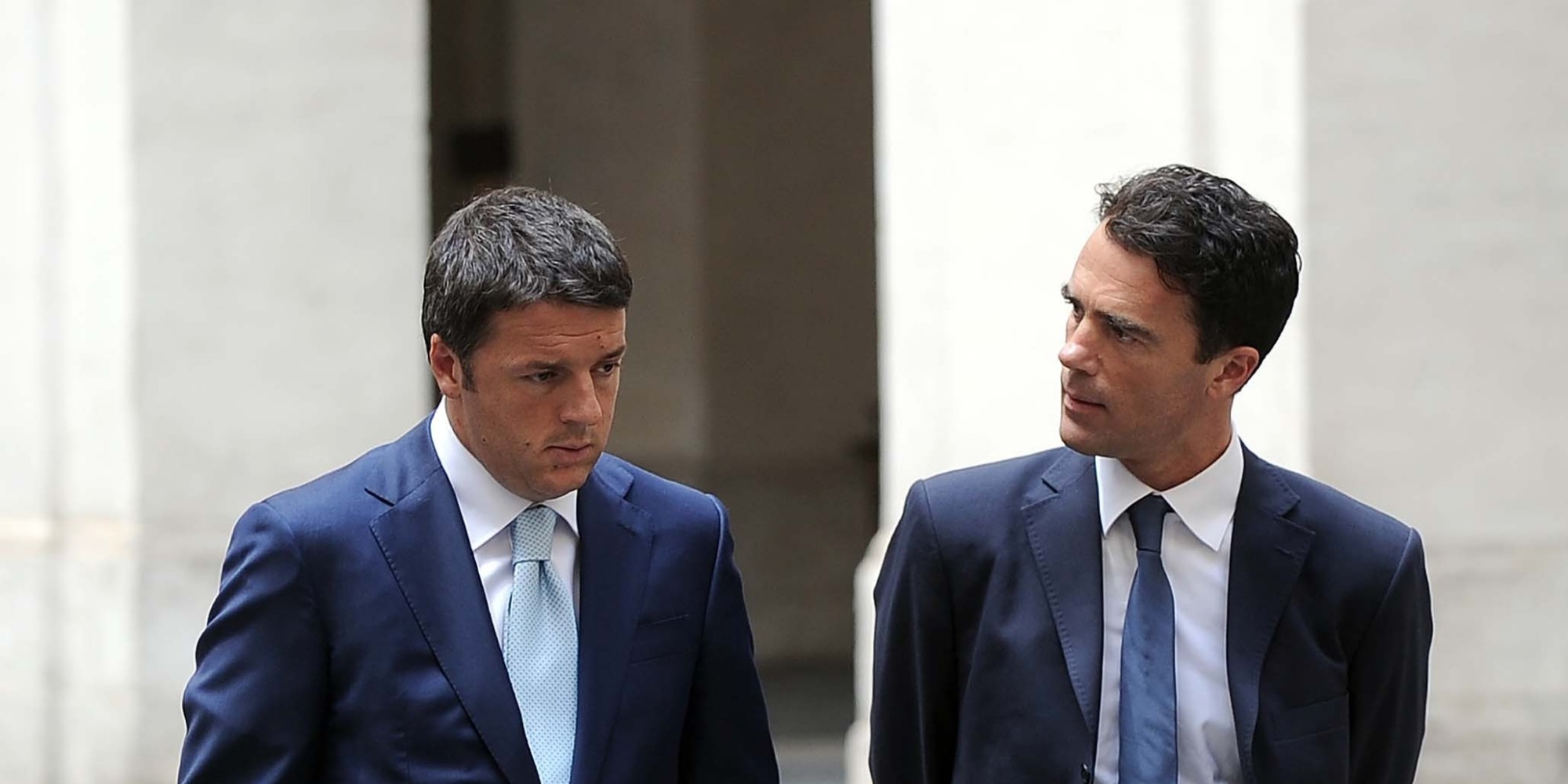 Mattero Renzi e Sandro Gozi