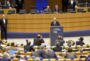  Beji Caid Essebsi al Parlamento europeo - © European Union 2016 - Source : EP