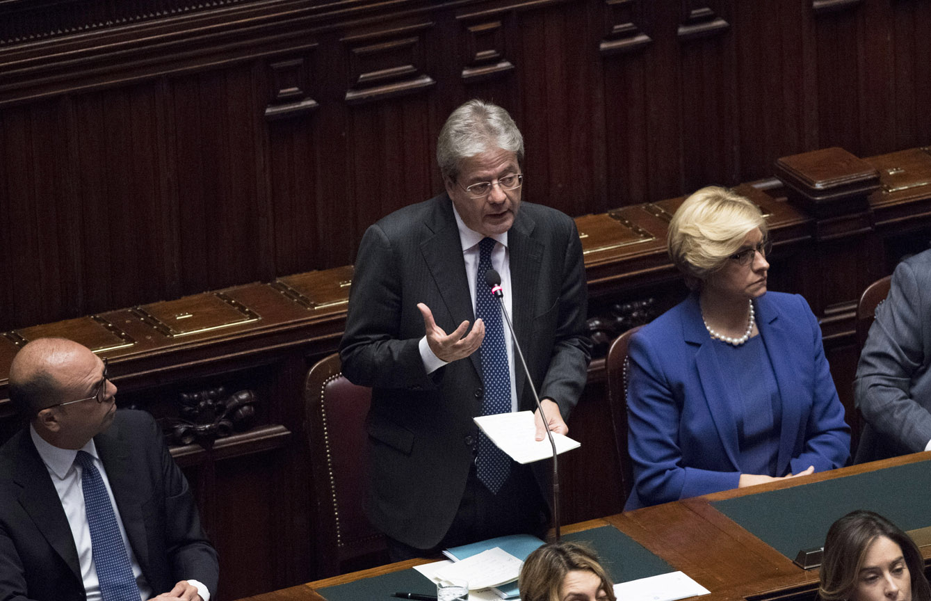 Il presidente del Consiglio Paolo Gentiloni (Foto: Barchielli, Palazzo Chigi)