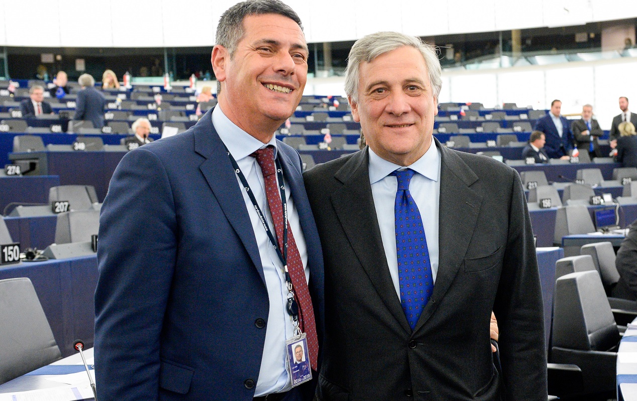 Giovanni La Via e Antonio Tajani - © European Union 2017 - Source : EP