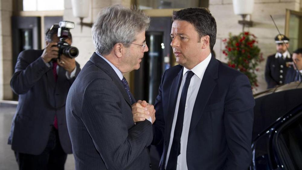 Renzi gentiloni Pd manovra