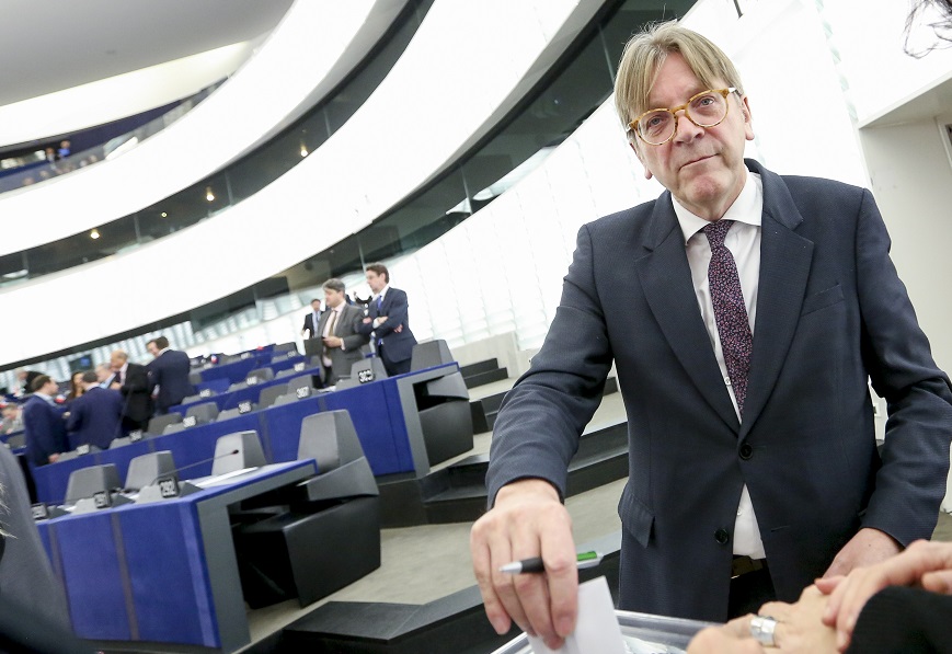 Il liberale Verhofstadt al voto - © European Union 2017 - Source : EP