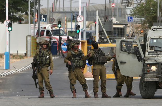 Un checkpoint israeliano