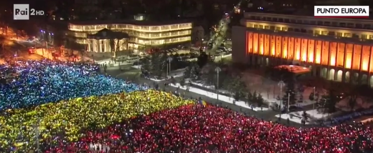 Romania, proteste, corruzione, piazza