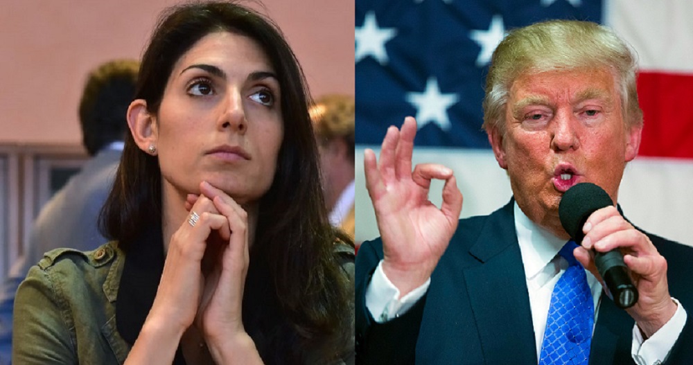 Virginia Raggi, Donald Trump