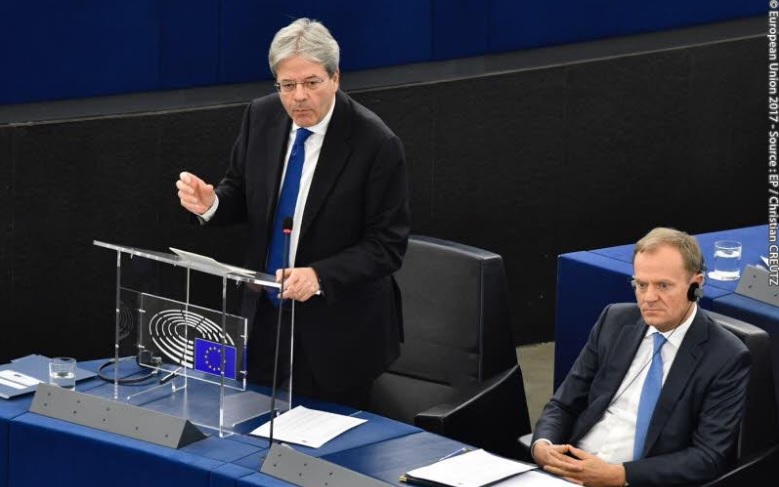 Parlamento europeo, Gentiloni,