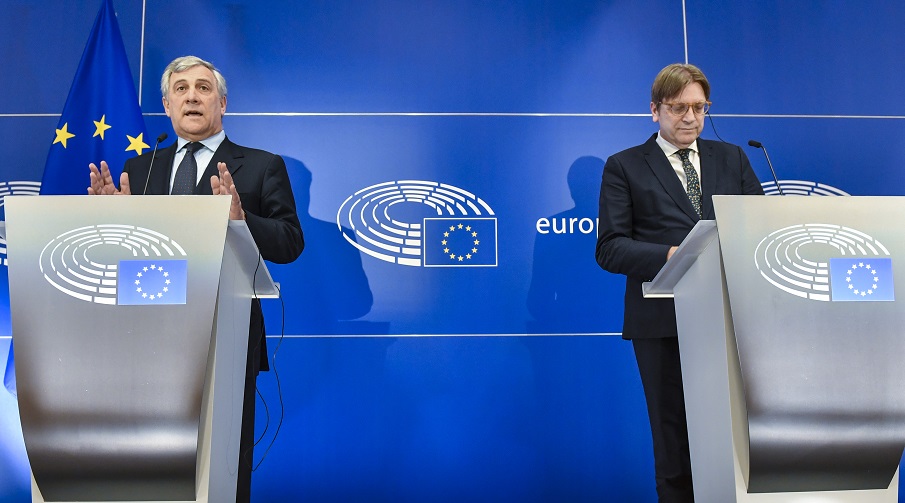 Tajani e Verhofstadt - © European Union 2017 - Source : EP