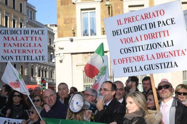 giudici di pace, sciopero, protesta, bruxelles