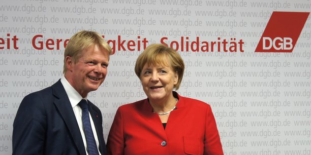 Angela Merkel cancelliera tedesca, Reiner Hoffmann segretario generale DGB