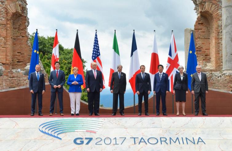 G7, Usa, Trump, Merkel, Ue Brexit