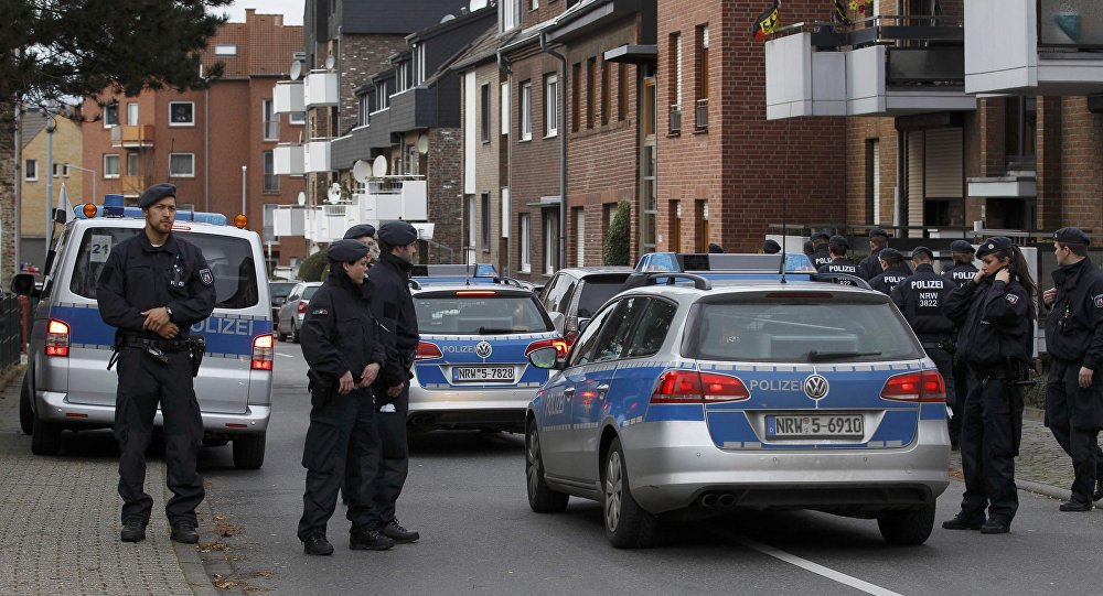 Poliziotti tedeschi in azione