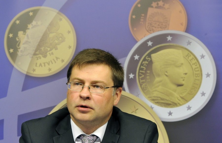 Valdis Dombrovskis, commissario europeo per l'Euro e la stabilità dei mercati finanziari