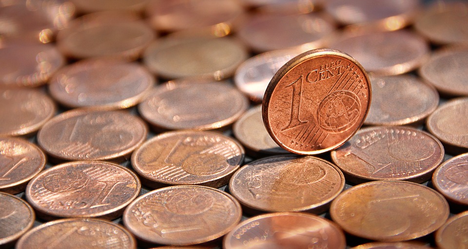 Copper Means Of Payment Money Euro Cent Coin