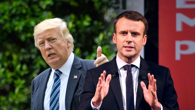 Clima, Trump, Macron