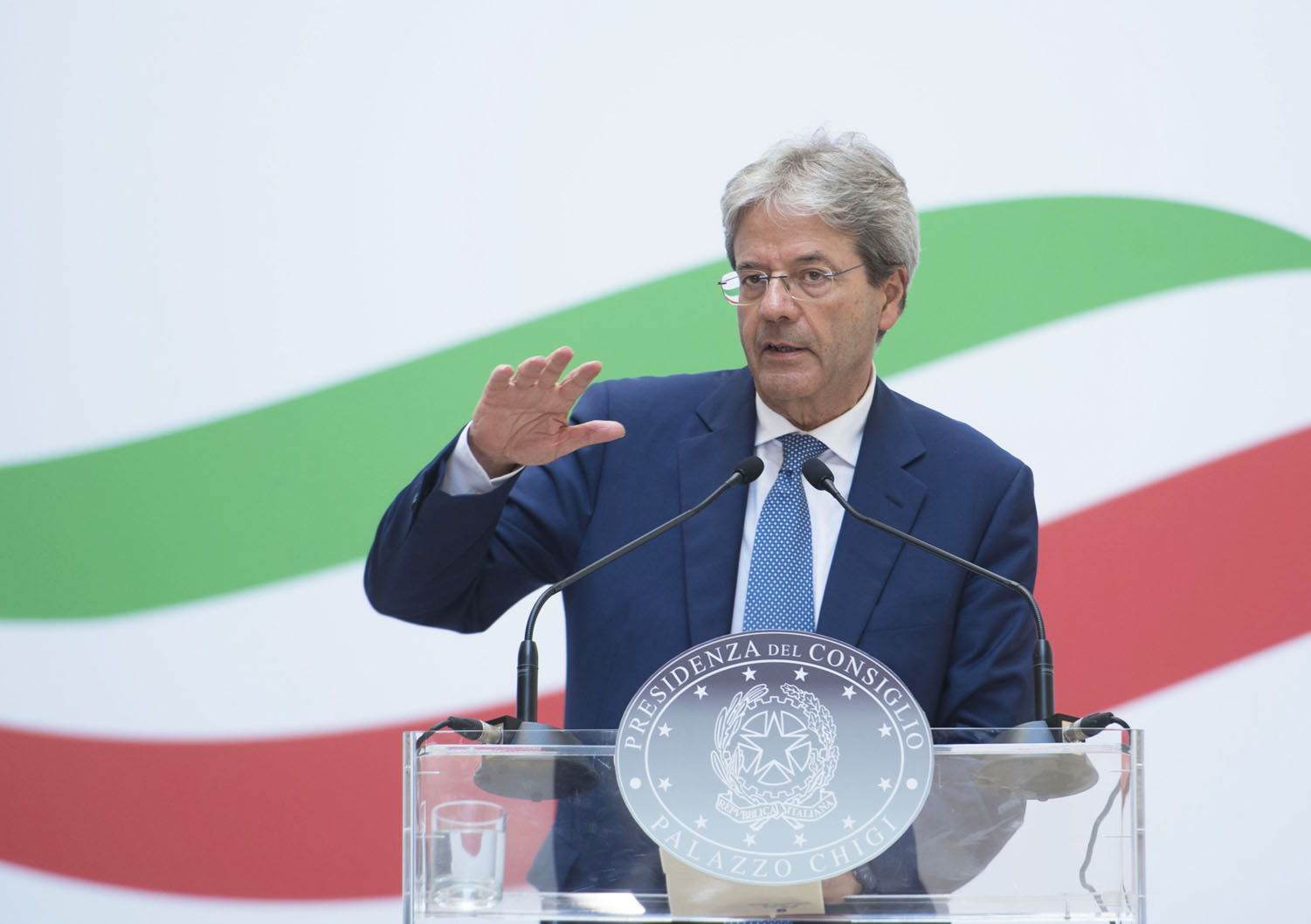 Il presidente del Consiglio Paolo Gentiloni al Vertice del Processo dei Balcani di Trieste (Foto: Barchielli, Palazzo Chigi)