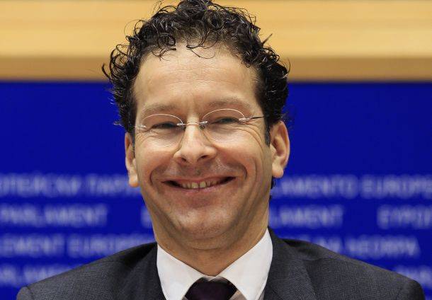 Il presidente dell'Eurogruppo, Jeroen Dijsselbloem (archivio)