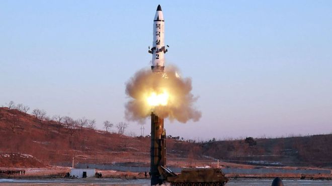 Corea del Nord, Giappone, missile