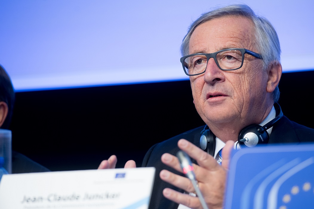 Jean-Claude Juncker al Cese - foto Commissione Ue