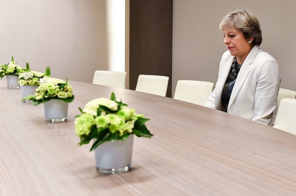 Theresa May. Foto @PoliticalPics