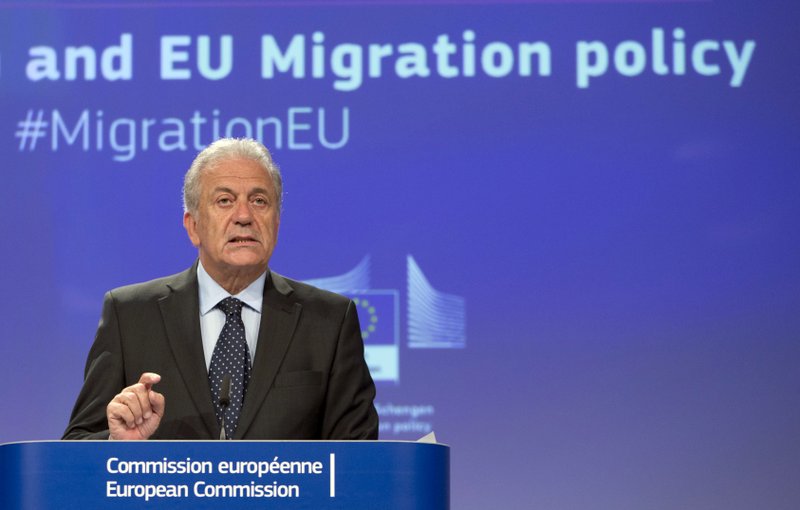 Il commissario europeo per l'Immigrazione, Dimitris Avramopoulos