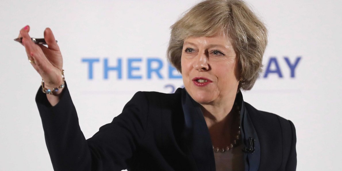 La premier britannica Theresa May