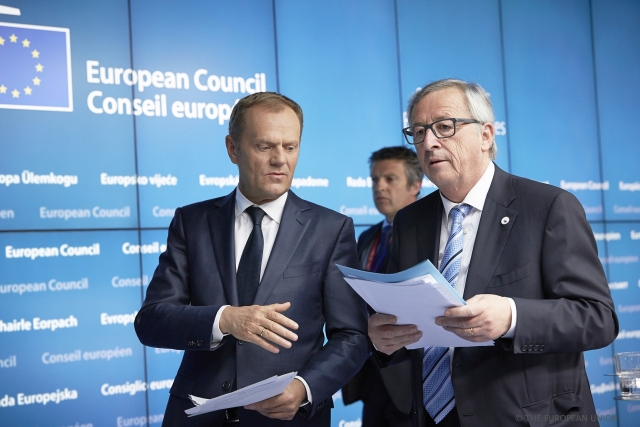 Donald Tusk e Jean-Claude Juncker