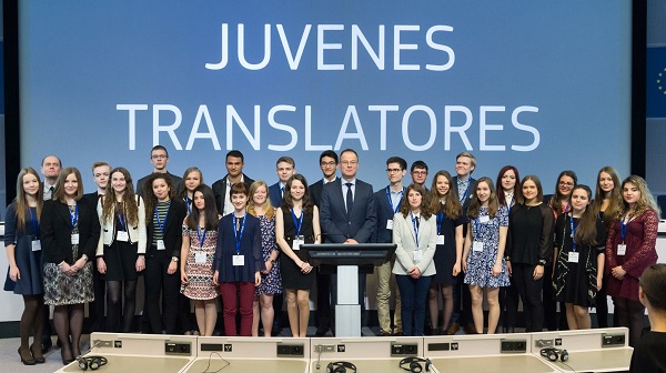 Partecipanti al concorso Juvenes translatores