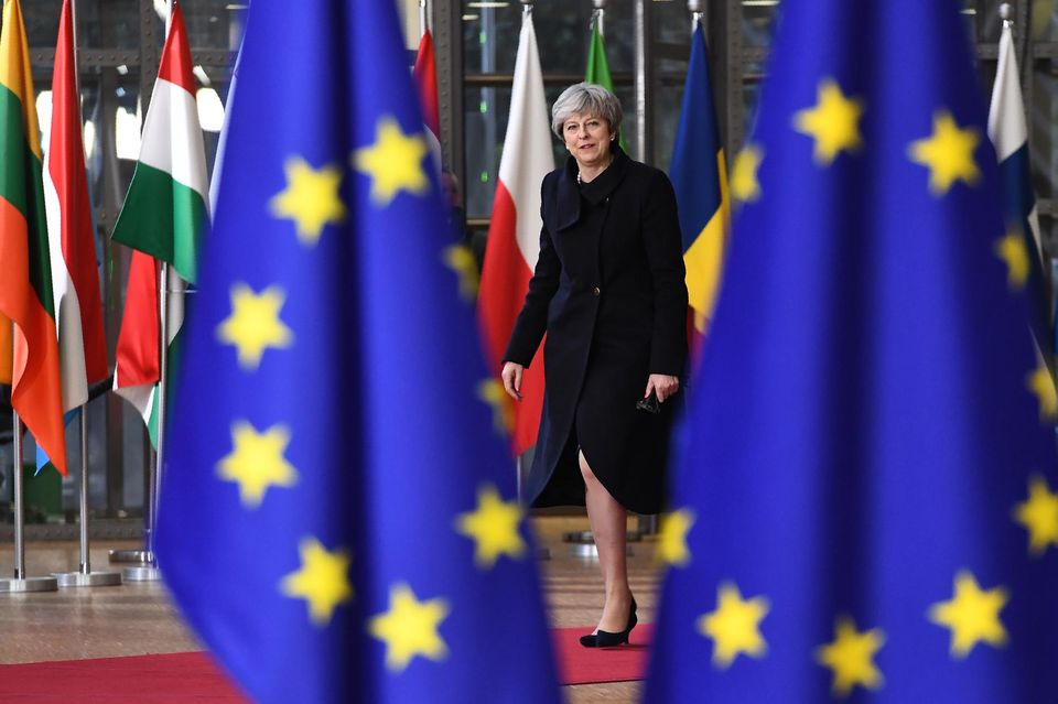 Theresa May a Bruxelles