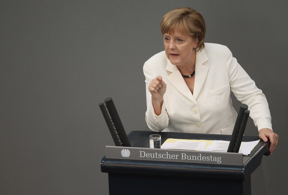 Angela Merkel in Parlamento