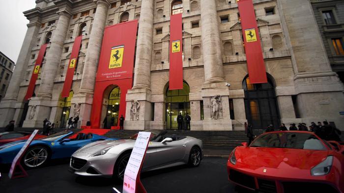 ferrari, Generali, Tesla, trading on line