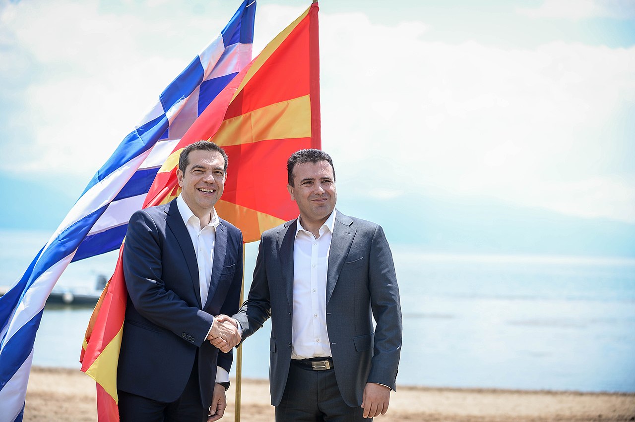 Alexis Tsipras e Zoran Zaev, Primi Ministri della Grecia e della Repubblica di Macedonia