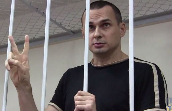 Oleg Sentsov durante il processo