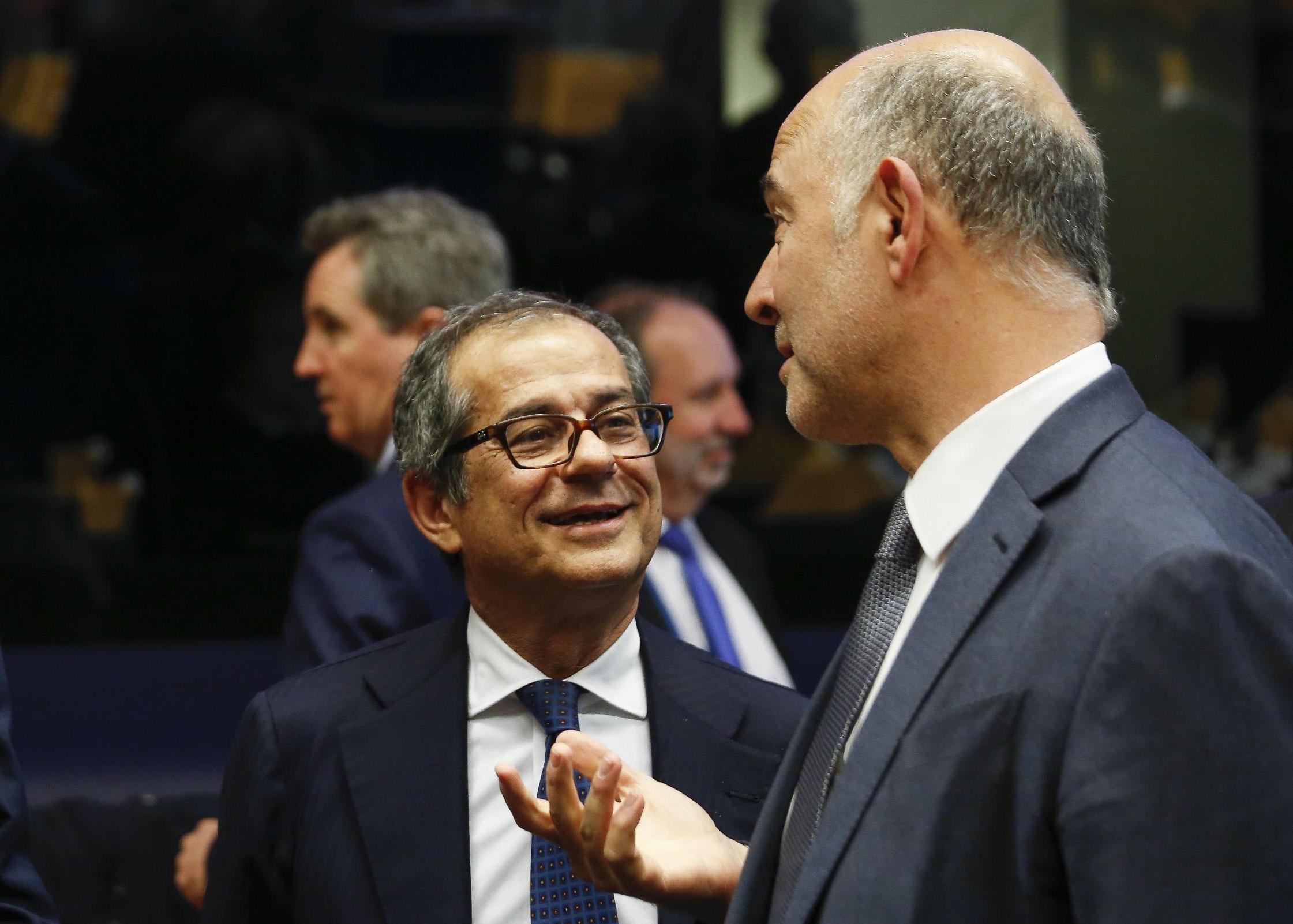 Giovanni Tria e Pierre Moscovici