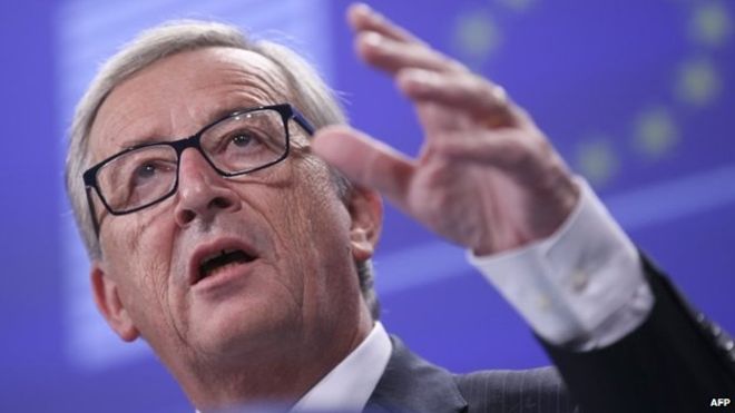 Il presidente della Commissione europea, Jean-Claude Juncker