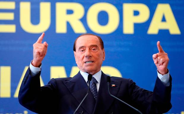 Silvio Berlusconi, presidente di Forza Italia