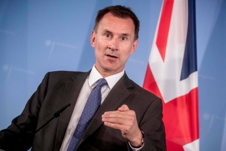 Il ministro degli Esteri britannico Jeremy Hunt.