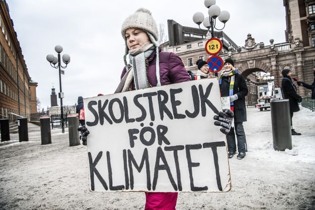 Greta Thunberg durante una manifestazione per il clima (archivio)