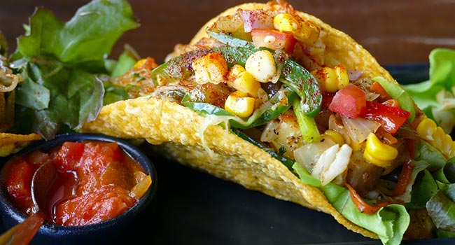 Un tacos vegano