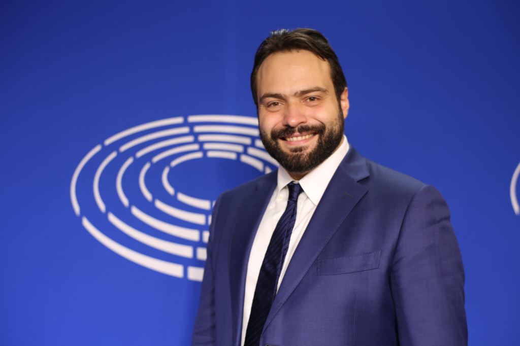 Il vicepresidente del Parlamento europeo, Fabio Massimo Castaldo