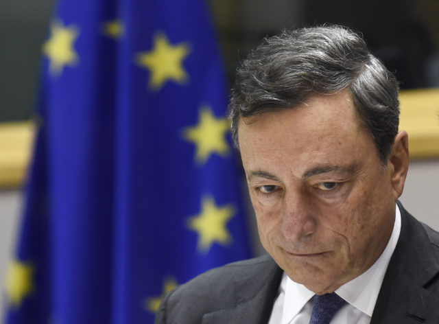 Il presidente della BCE, Mario Draghi